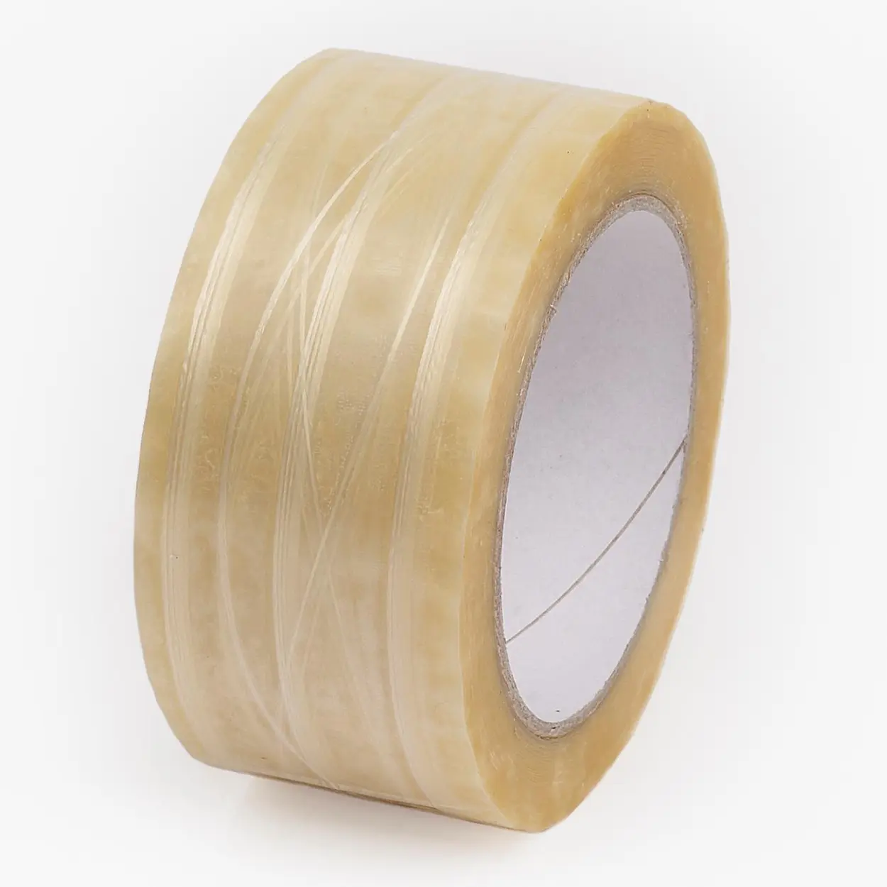 Fadenverstärktes Klebeband fadenverstärktes PVC-Klebeband mit Naturkautschukkleber und drei Längs- sowie einer Sinusverstärkung Art. 400.183  transparent