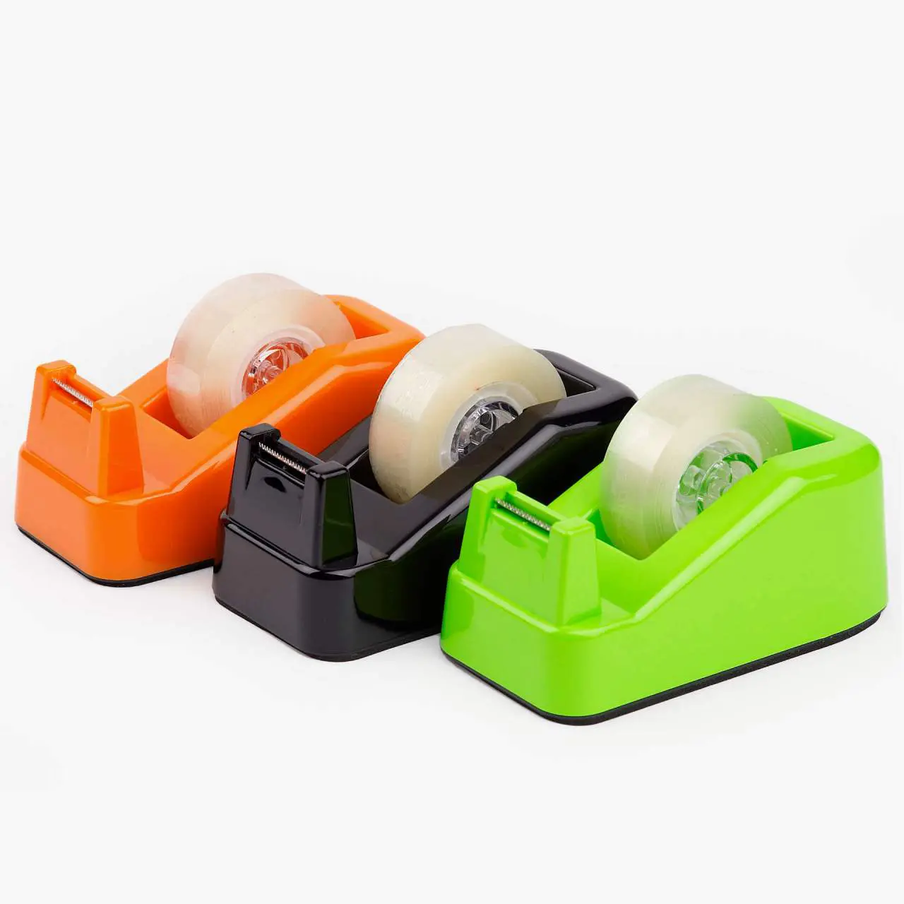 Klebefilm- & Tischabroller WIHE-lux Tischabrollgerät MINI orange, grün, schwarz Art. 590.941
