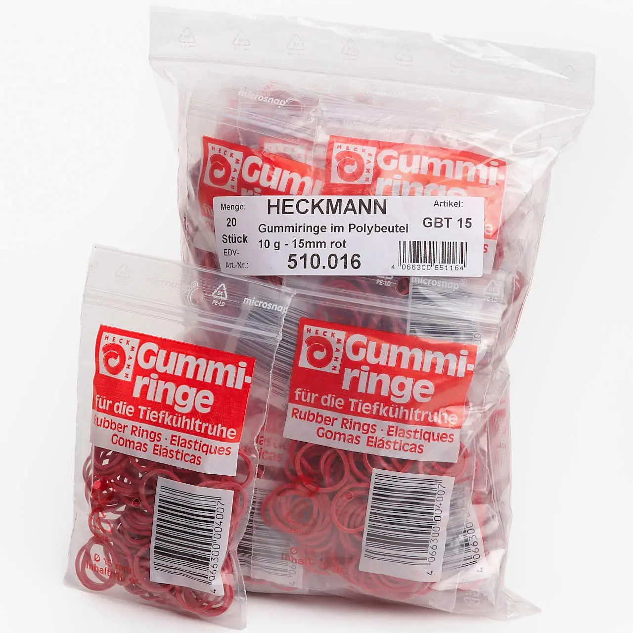 Gummiringe im Polybeutel WIHEDÜ Gummiringe in Beutel Kleinaufmachung
