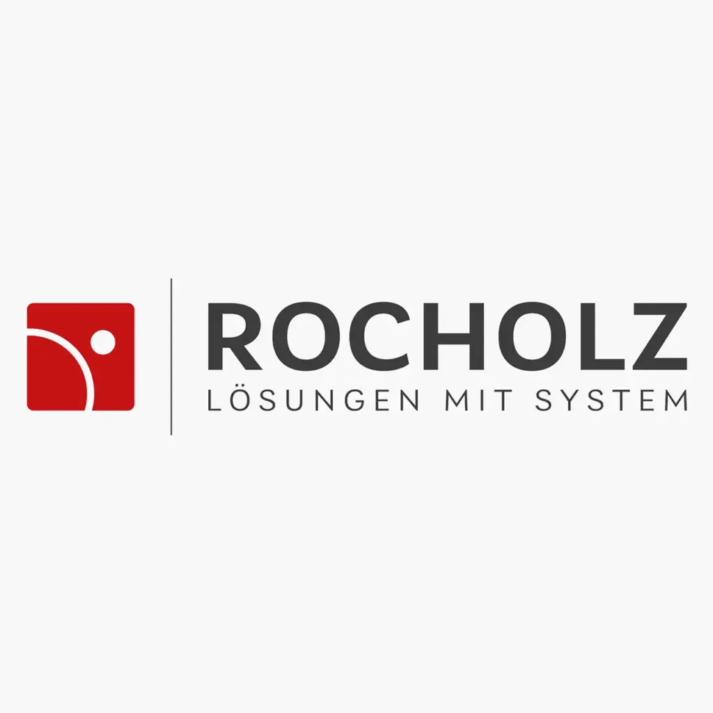 Packtisch Logo Rocholz Lösungen mit System